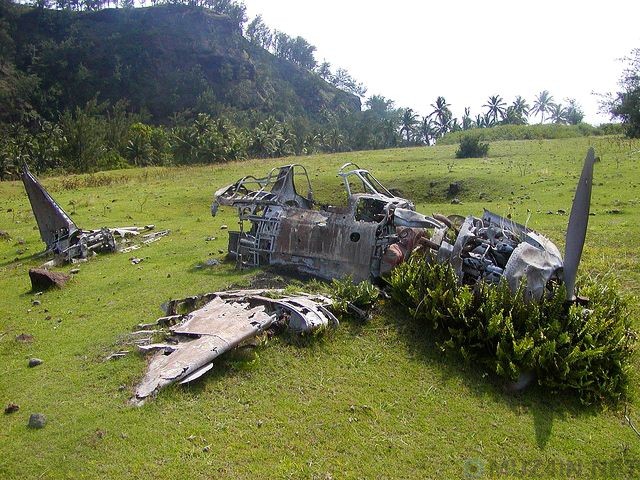 Заброшенный «Мицубиси Зеро Халк», Марианские острова 