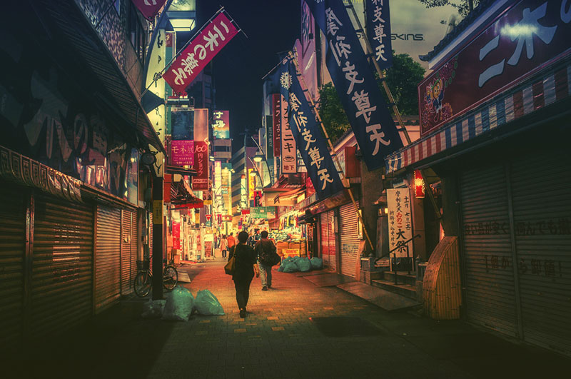 Ночные переулки Токио от Masashi Wakui