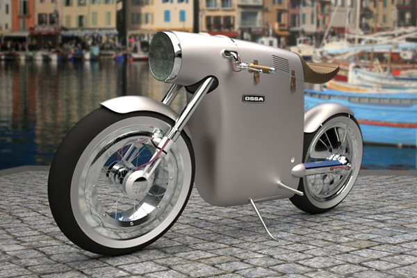 Электромотоцикл Monocasco в стиле ретро – новый альтернативный городской транспорт 