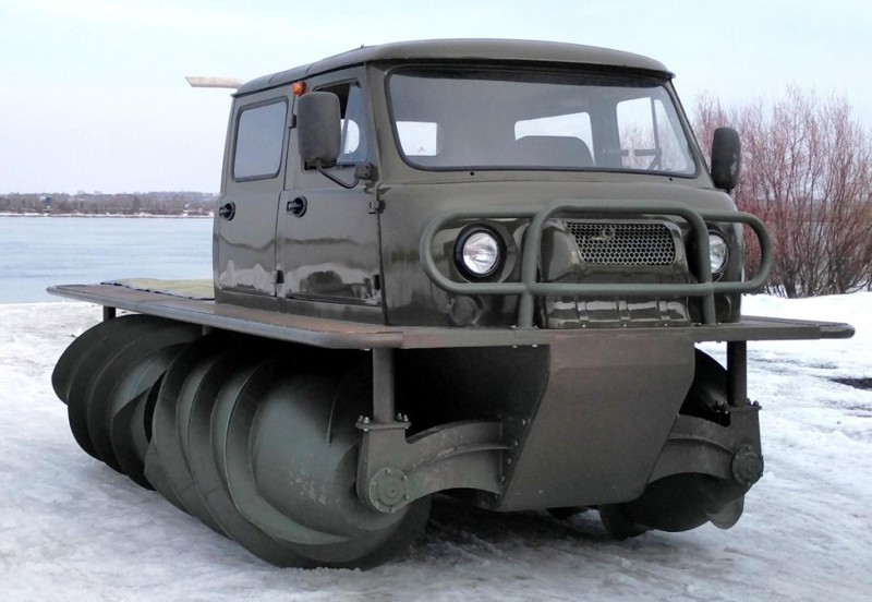 Возвращение советского шнекохода: новый снегоболтоход ЗВМ-2901 идет в серию