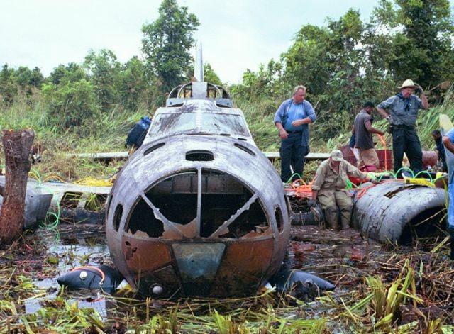 «B-17 Flying Fortress» - «Swamp Ghost» («Болотное привидение»), Папуа-Новая Гвинея 