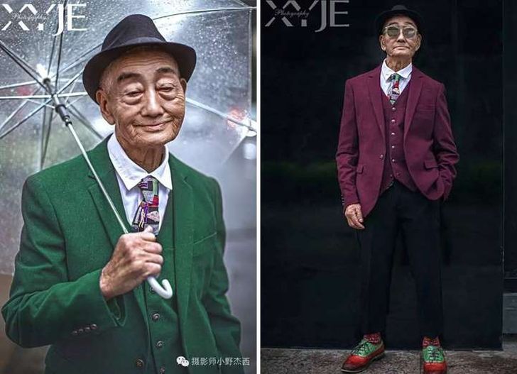 Внук превратил 85-летнего фермера в невероятно стильного дедушку