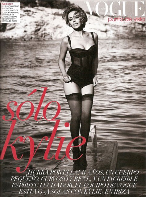 Кайли Миноуг для испанского Vogue