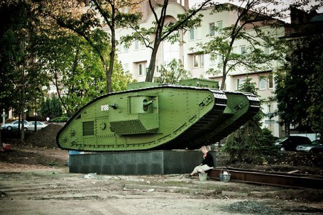 Восстановленный танк