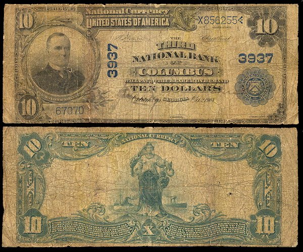 Исторические купюры доллара США