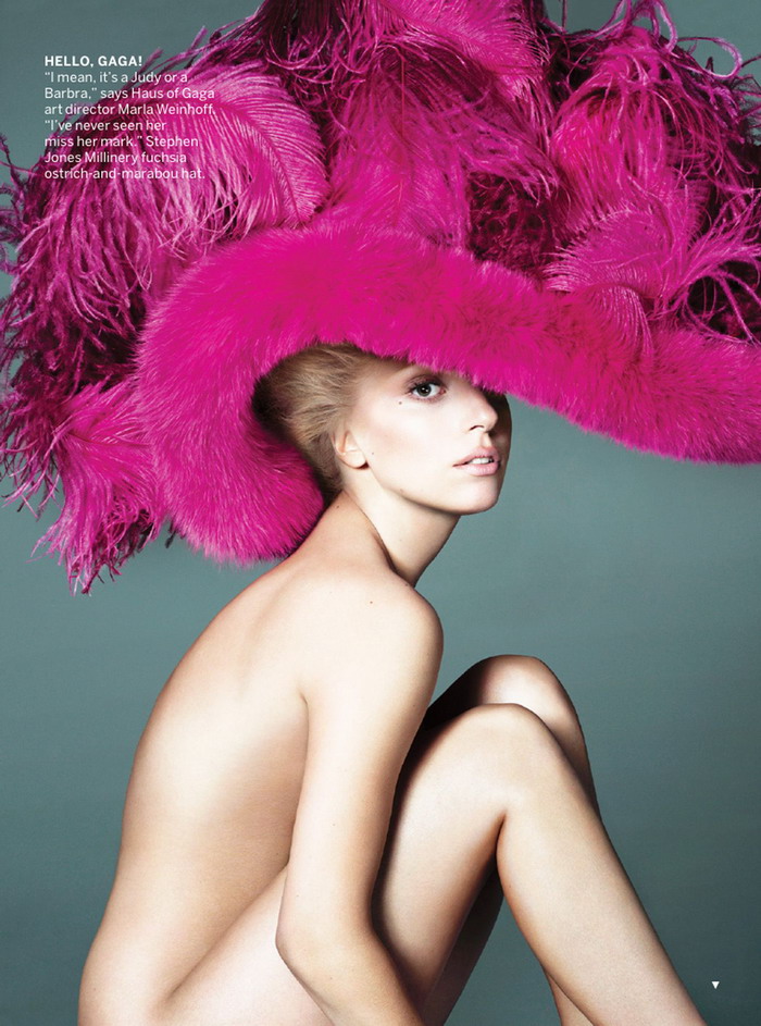 Звёздная съёмка Леди Гага в модном журнале \ Lady Gaga Covers Vogue September 2012